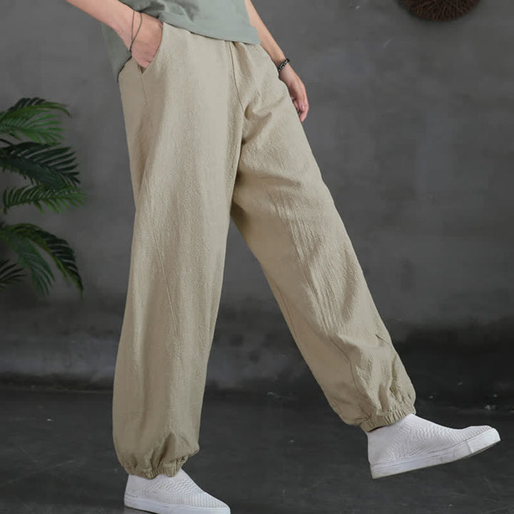 Buddha Stones無地 ラミーリネンコットン レディースパンツ ポケット付き - image 15