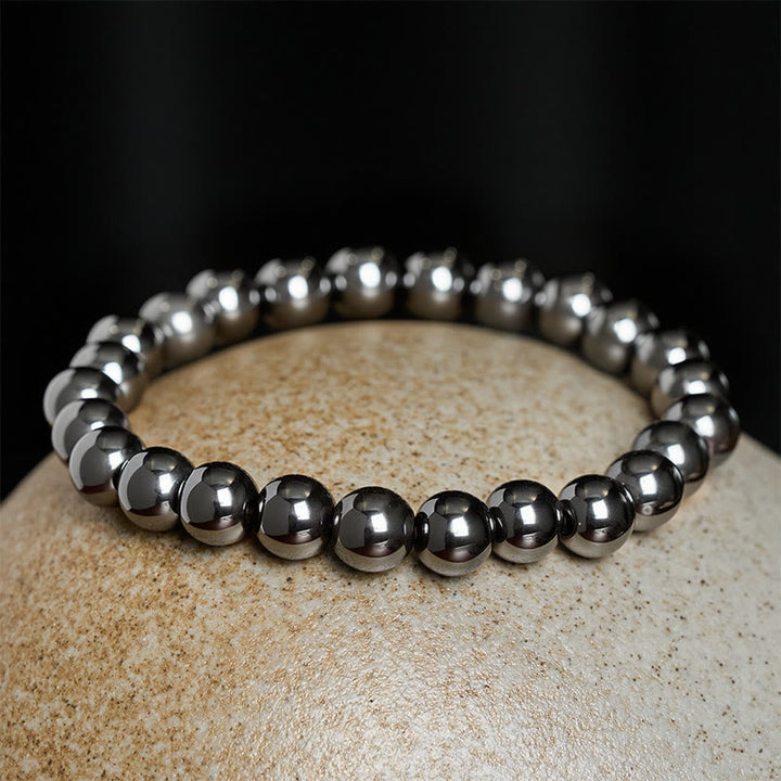 Buddha Stones ヘマタイトの強力なビーズブレスレット3個セット - image 7