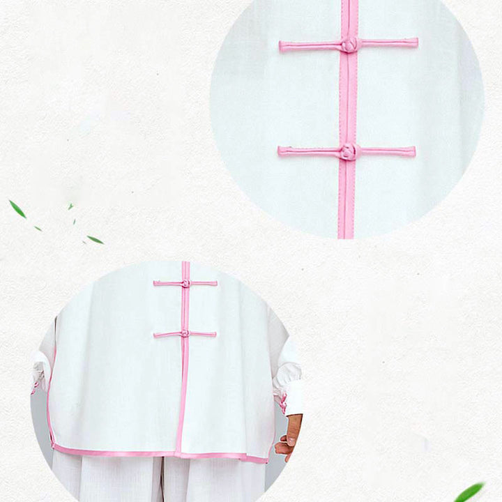 Buddha Stones瞑想禅祈りスピリチュアル太極拳気功練習ユニセックス刺繍服セット - image 13