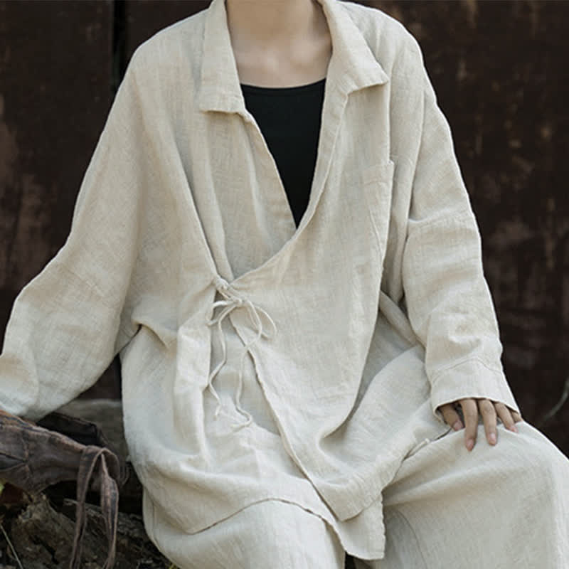 Buddha Stones瞑想ラミーコットン衣類 - image 4
