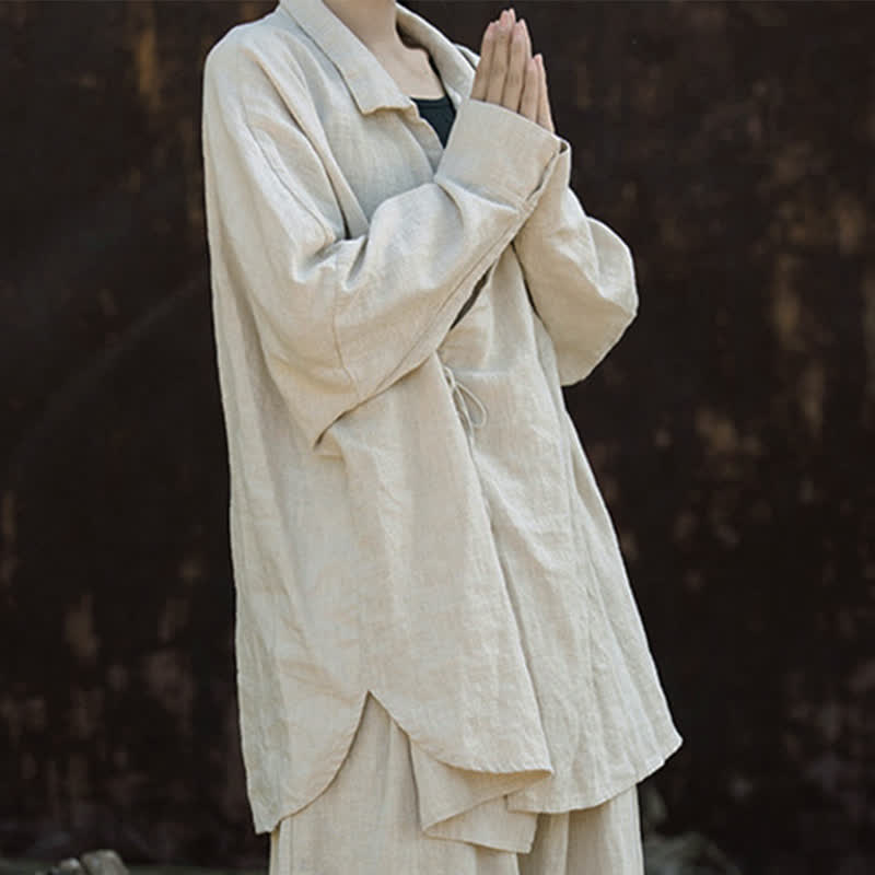 Buddha Stones瞑想ラミーコットン衣類 - image 6