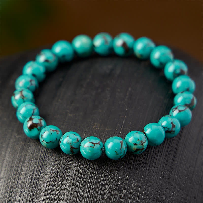Buddha Stones ターコイズビーズの守護ブレスレット - image 2