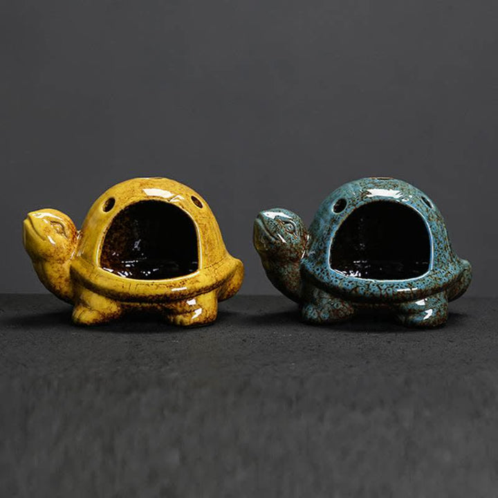 Buddha Stones 陶器製の亀型香炉 - image 16
