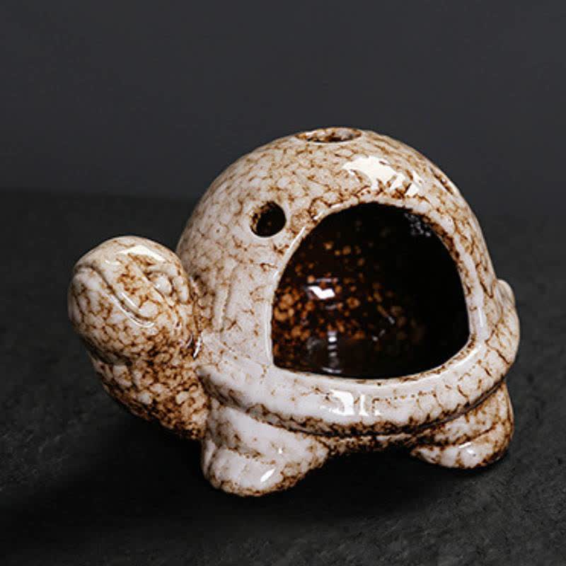 Buddha Stones 陶器製の亀型香炉 - image 9