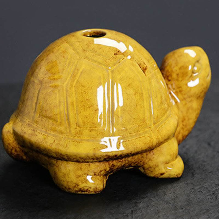 Buddha Stones 陶器製の亀型香炉 - image 15