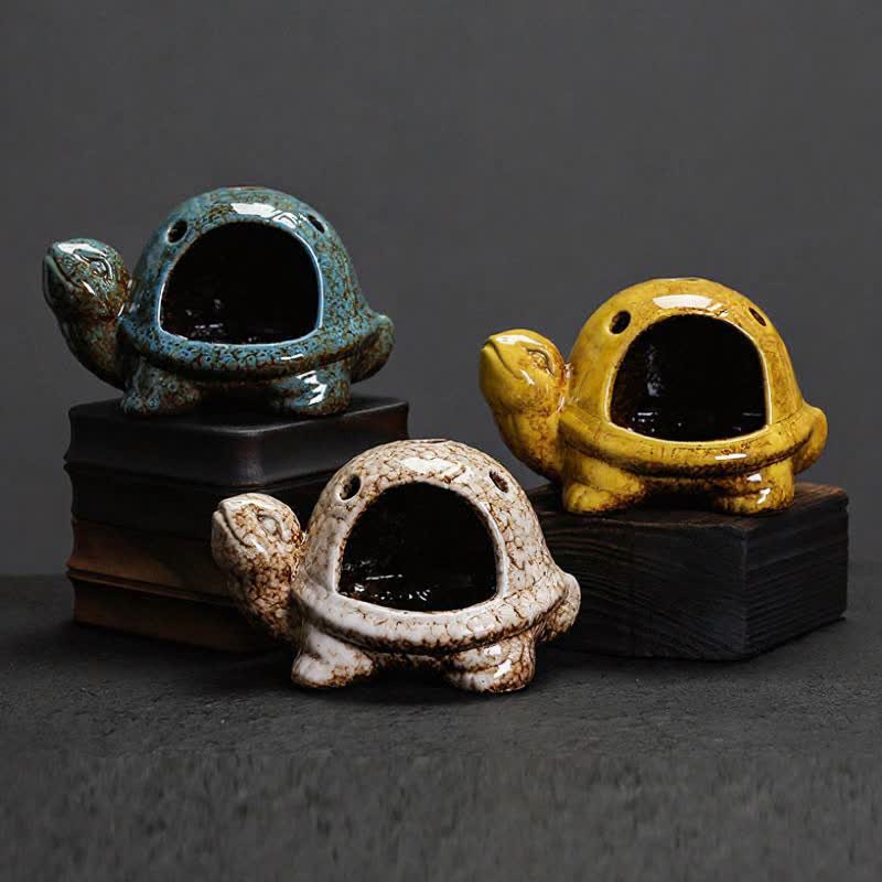 Buddha Stones 陶器製の亀型香炉 - image 19