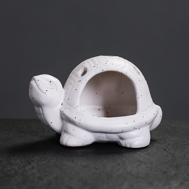 Buddha Stones 陶器製の亀型香炉 - image 5