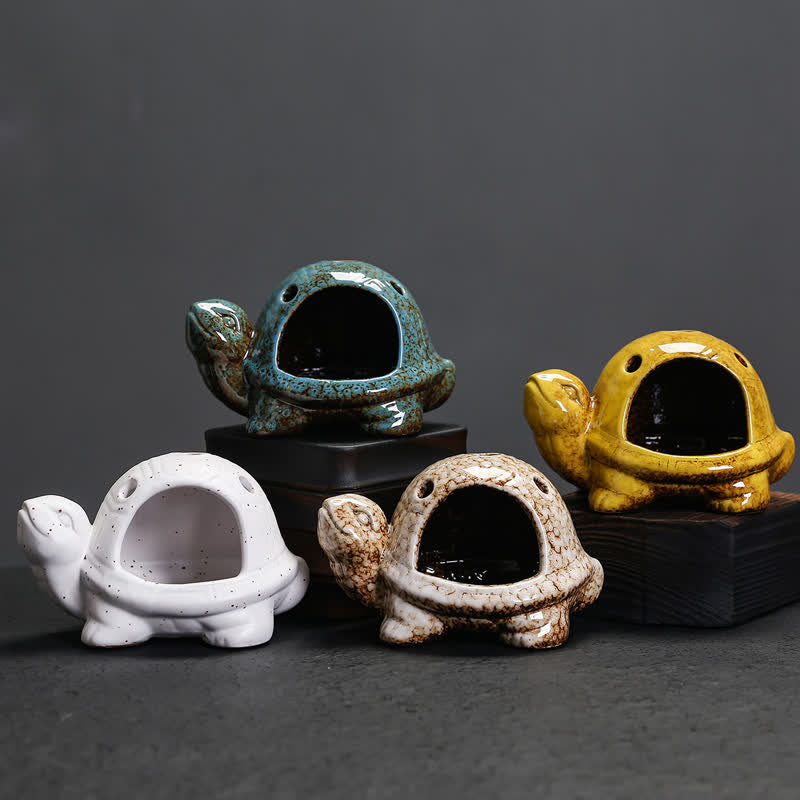 Buddha Stones 陶器製の亀型香炉 - image 20