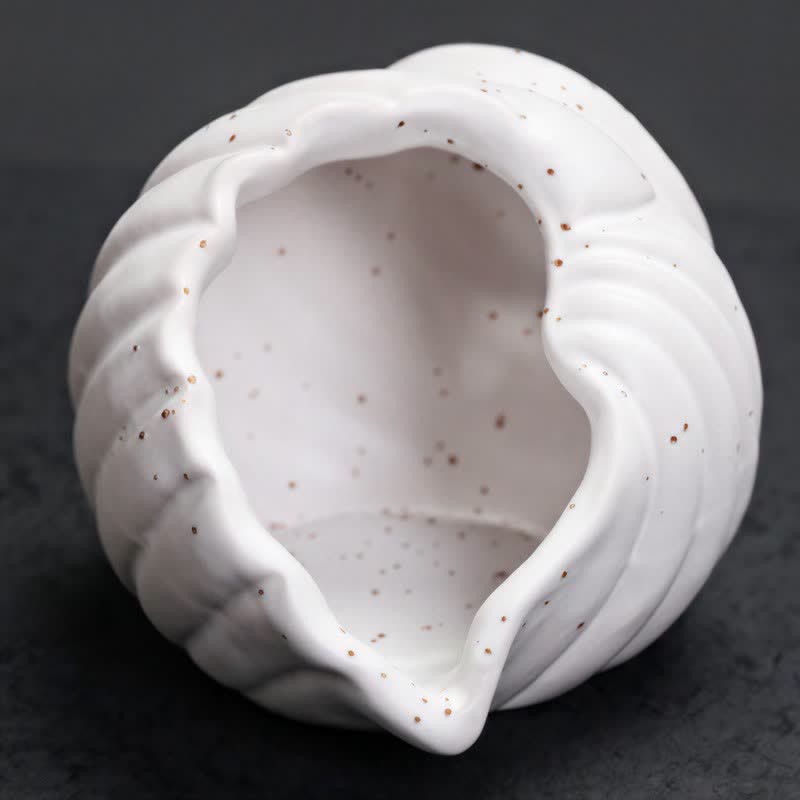 Buddha Stones 陶器製シャンカ浄化用巻貝香炉 - image 9