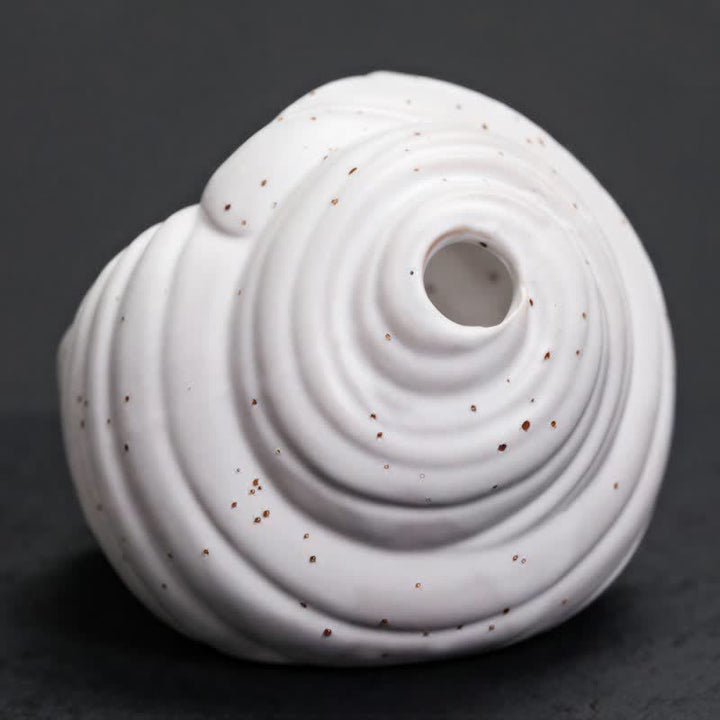Buddha Stones 陶器製シャンカ浄化用巻貝香炉 - image 10