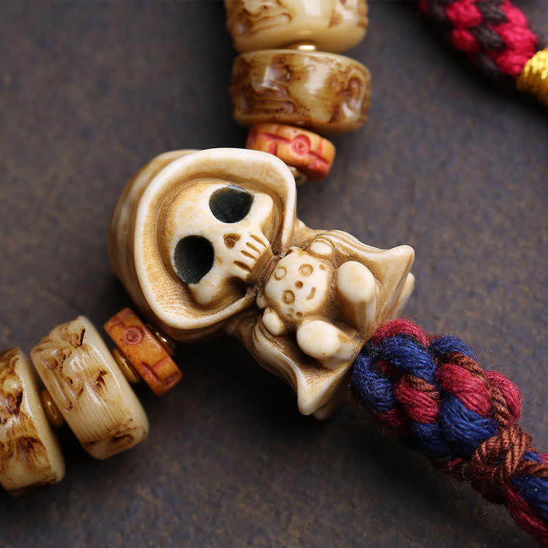 Buddha Stones チベットの骨ビーズ　屍の王の森の守護ブレスレット - image 1
