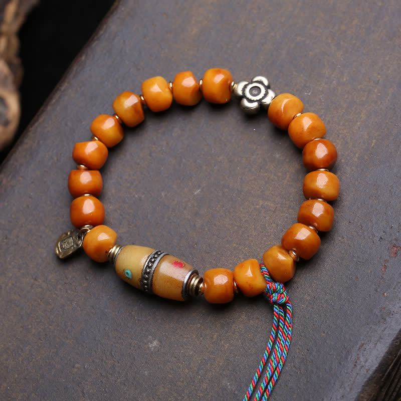 Buddha Stones ボーンビーズ 死体の森の主 力と守護ブレスレット - ザキラム - 10×7mm - image 3