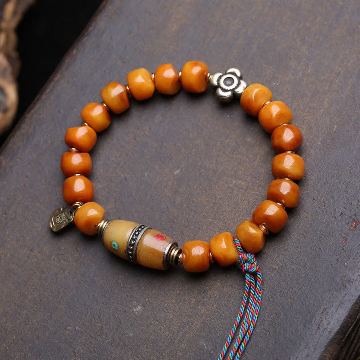 Buddha Stones ボーンビーズ 死体の森の主 力と守護ブレスレット - ザキラム - 10×7mm - image 3