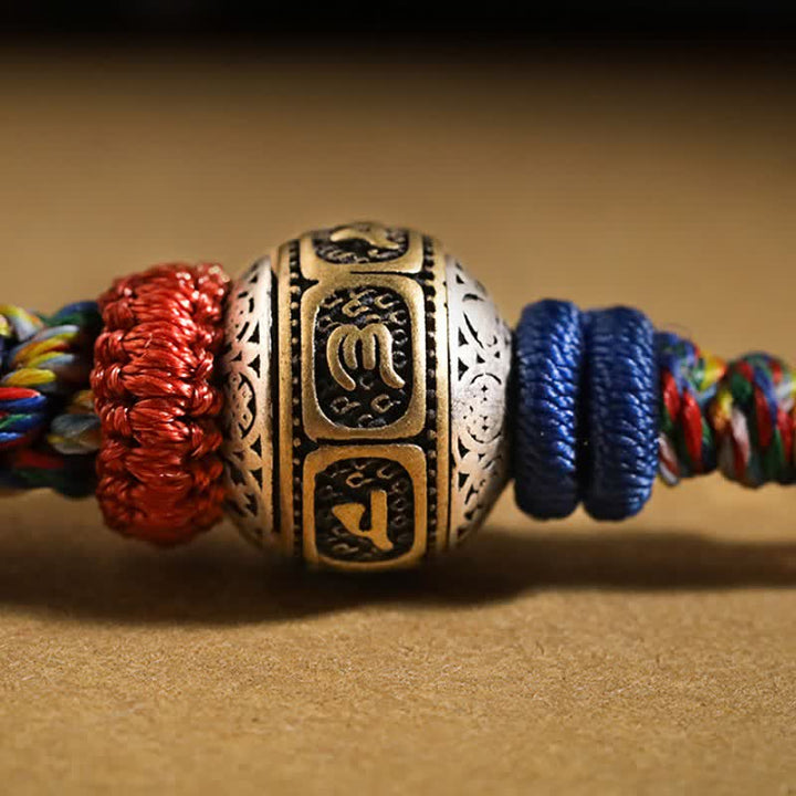 Buddha Stones チベット編みロープ ザキラムオーム・マニ・パドメ・フムピース ブレスレット - image 9