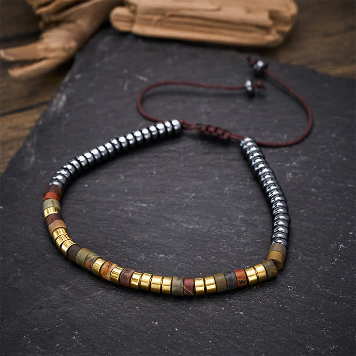 Buddha Stones ヘマタイトの強力なビーズブレスレット - image 9
