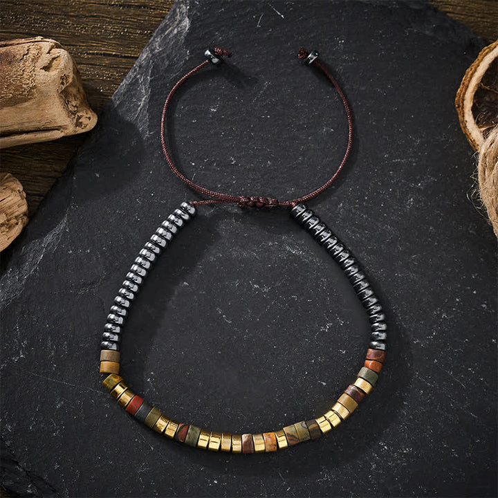 Buddha Stones ヘマタイトの強力なビーズブレスレット - image 10
