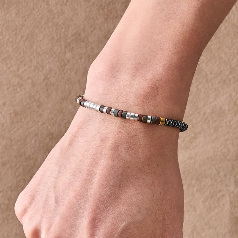 Buddha Stones ヘマタイトの強力なビーズブレスレット - image 4