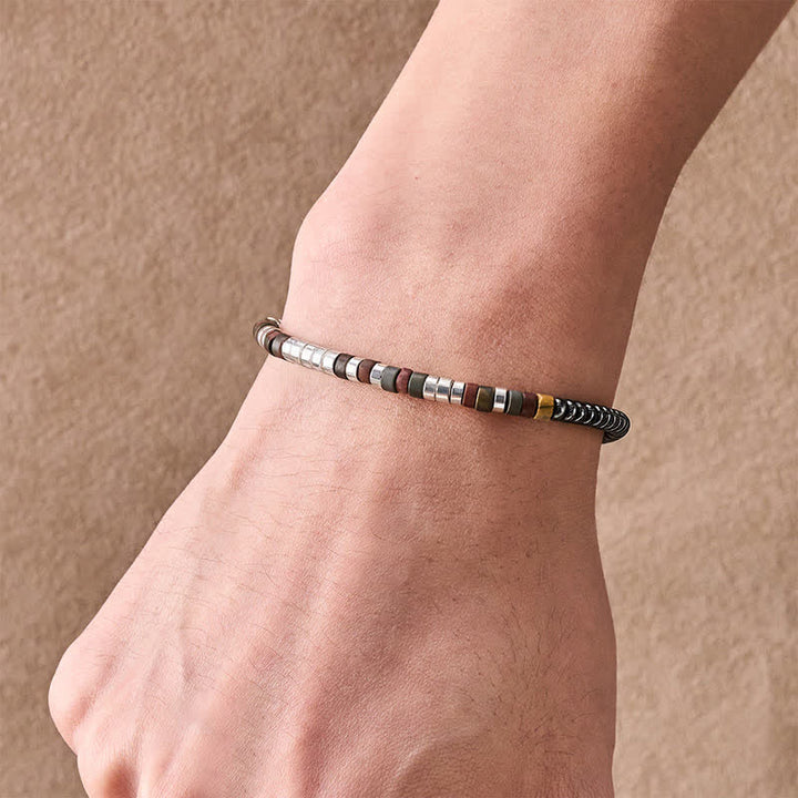Buddha Stones ヘマタイトの強力なビーズブレスレット - image 4