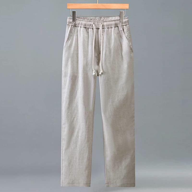 Buddha Stones 2点セット 春秋カジュアルボタンアップ無地シャツパンツ メンズ瞑想服 ポケット付き - image 7