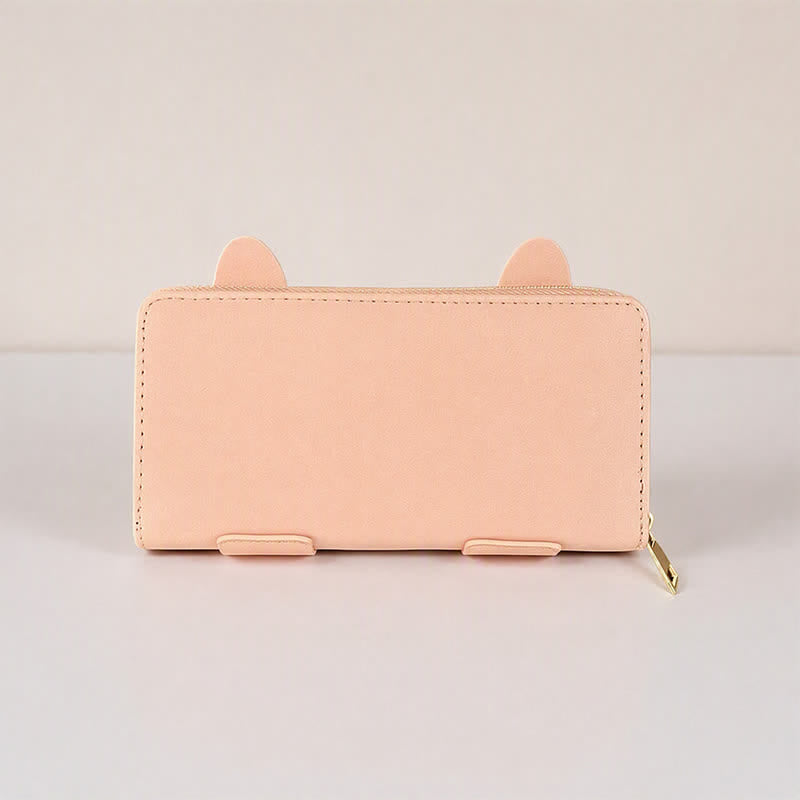 Buddha Stones PUレザー製 スウィートキティ ロングジップアラウンド財布 - image 6
