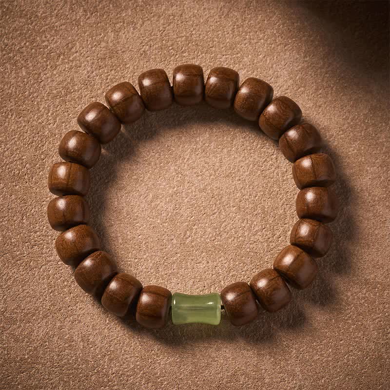 Buddha Stones アベリア・ビフローラのお守り ヴィンテージ 祈りの数珠チャームブレスレット - image 1