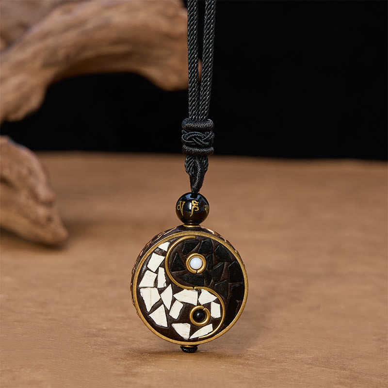 Buddha Stones 銅合金製陰陽ペンダントバランスネックレス - 陰陽(ネックレスの長さ: 60 cm) - image 0