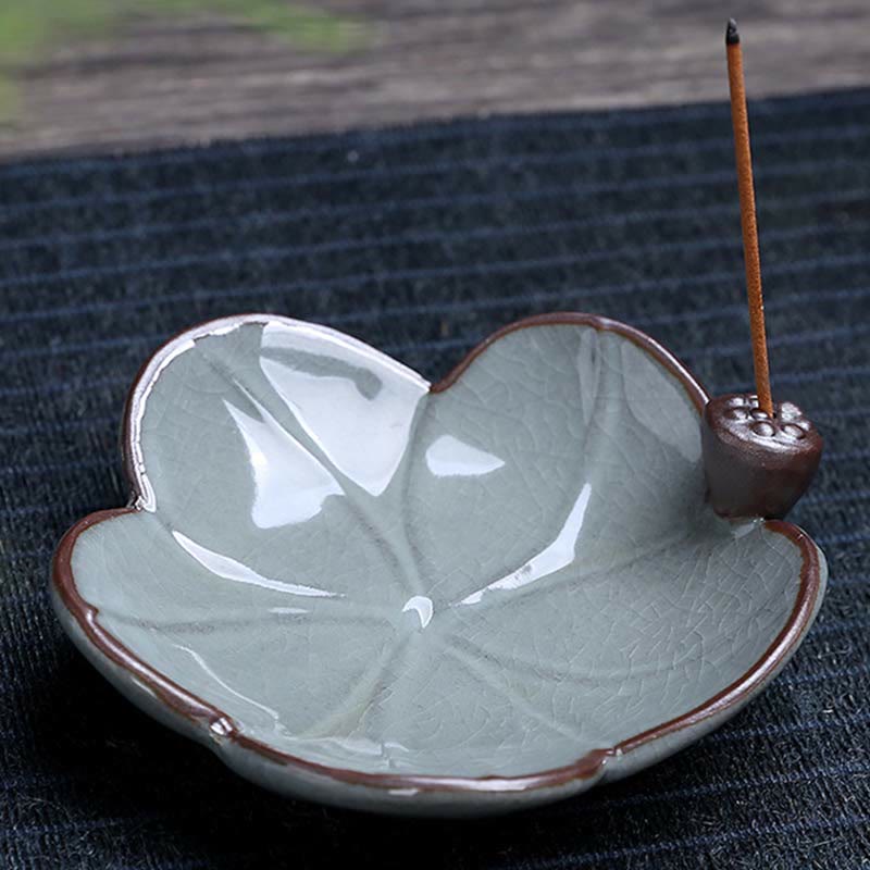 蓮の花のスクエアセラミックスピリチュアル逆流香炉