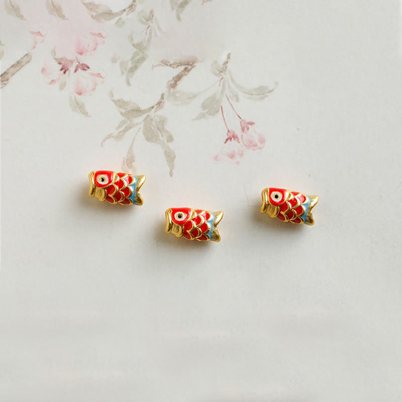 Buddha Stones999ゴールド 鯉 天然ガーネット守護ブレスレット - image 14