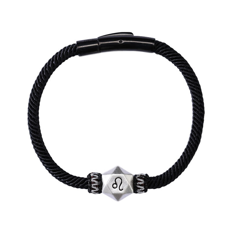 Buddha Stones999スターリングシルバー 12星座守護ハンドメイドストリングブレスレット