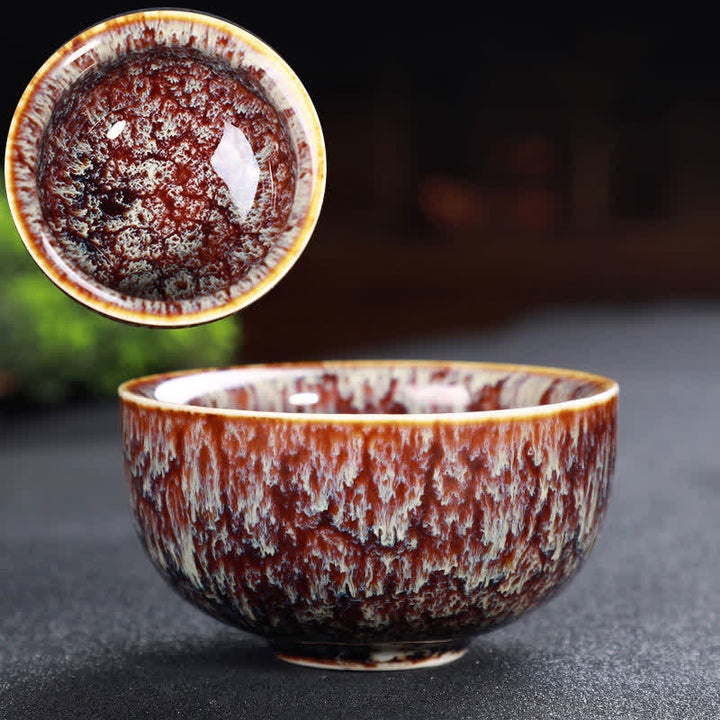 Buddha Stonesカラフル セラミック ティーカップ ホームオフィス ティーカップ - コーラル - image 86