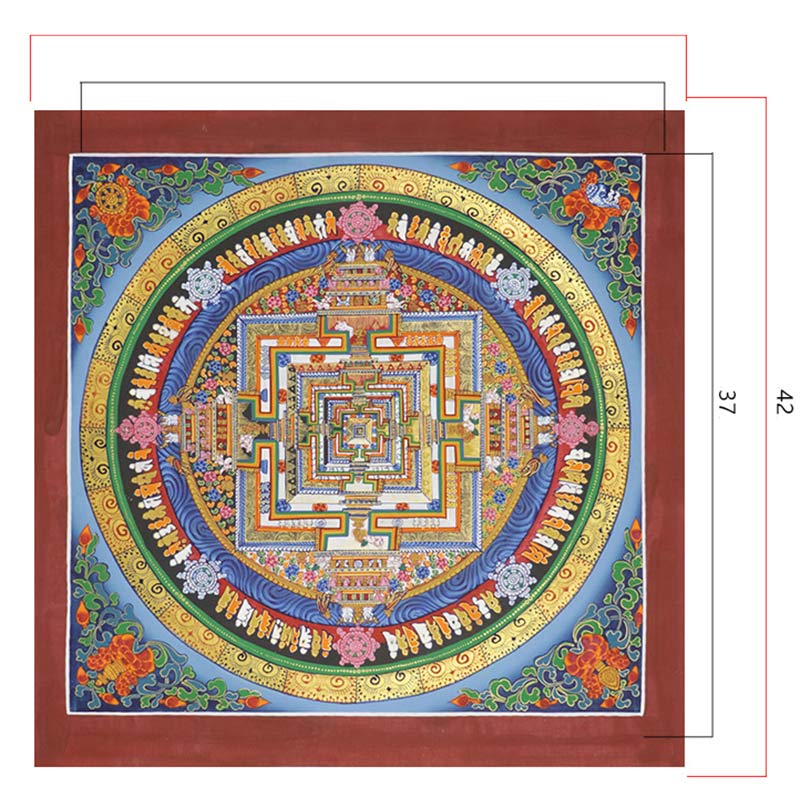 Buddha Stonesチベットタンカ画 祝福 手作り装飾