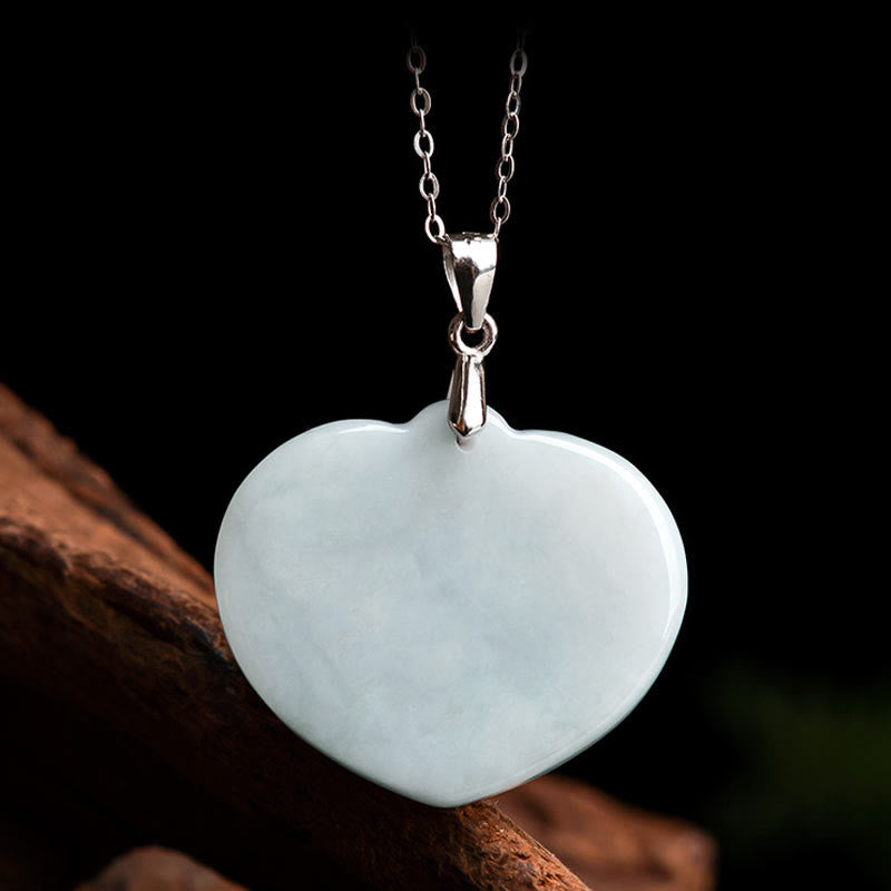 Buddha Stones笑う仏 白翡翠 幸運の良縁祈願チタン鋼チェーンネックレスペンダント - image 6