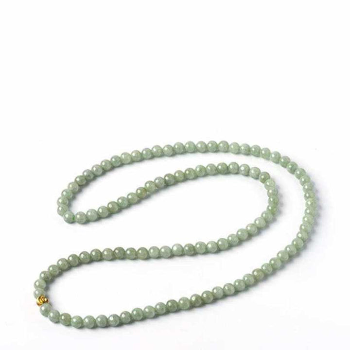 108個のビーズの翡翠の幸運のブレスレットのMala