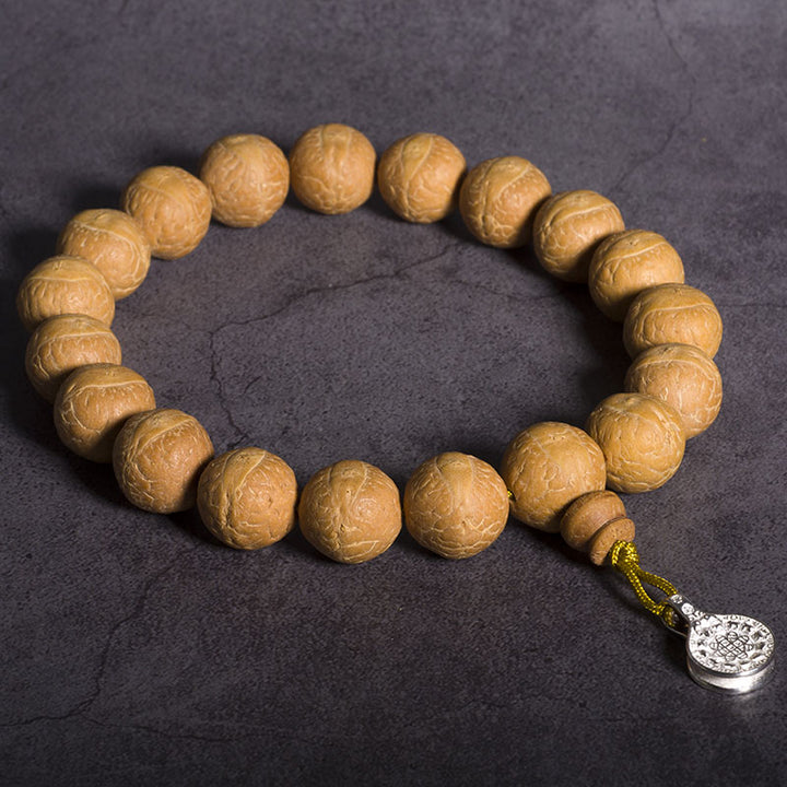 Buddha Stones菩提樹 幸運 縁起物Malaタッセル ポケットMala
