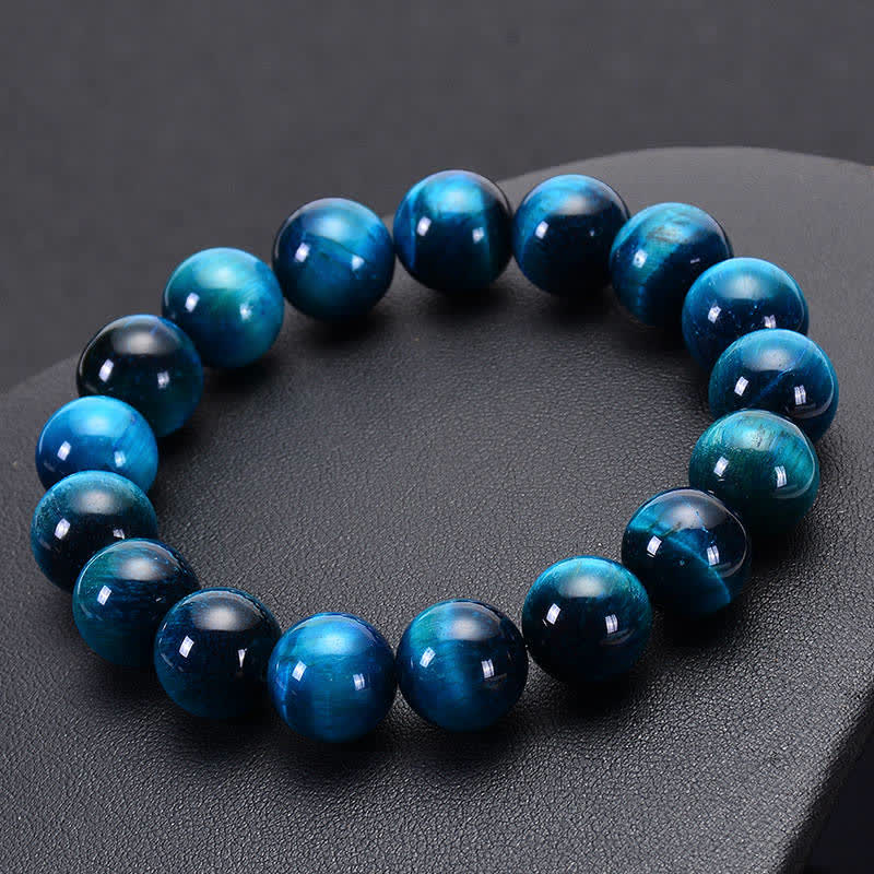 Buddha Stonesブルータイガーアイ守護ブレスレット - image 7