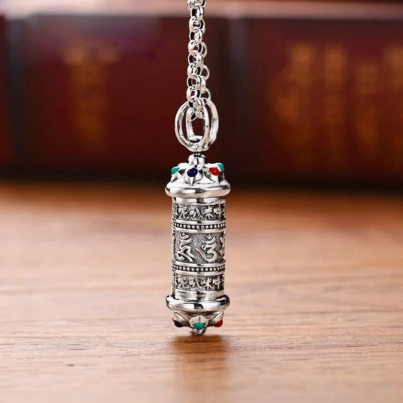 Buddha Stonesチベットオーム・マニ・パドメ・フムフォーカス ネックレス ペンダント - オーム・マニ・パドメ・フム(ラブ♥フォーカス) - image 0