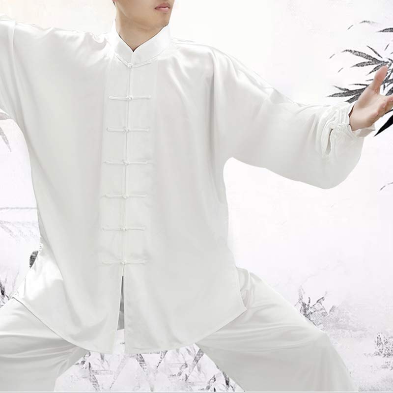 Buddha Stonesシンプルな柄 瞑想 祈り スピリチュアル 禅 太極拳 気功 練習 ユニセックス 服セット - image 12