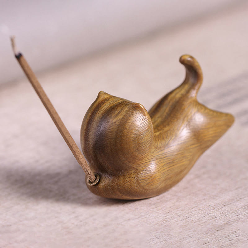 Buddha Stones緑 白檀 かわいい 猫柄 癒し スティック 香炉 装飾 - image 13
