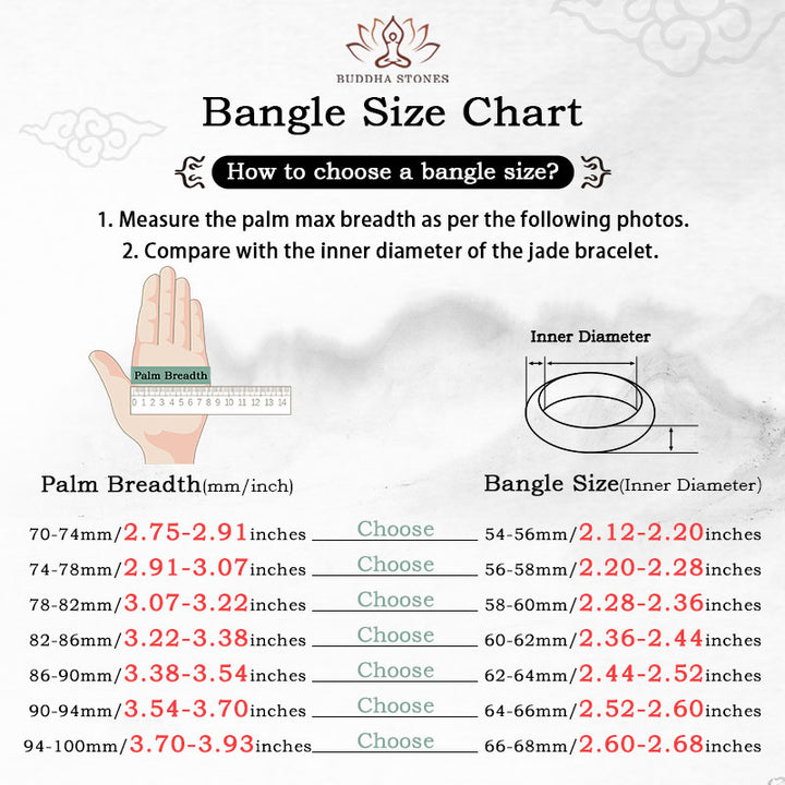 Buddha Stones天然紫翡翠 癒しの守護ブレスレットバングル
