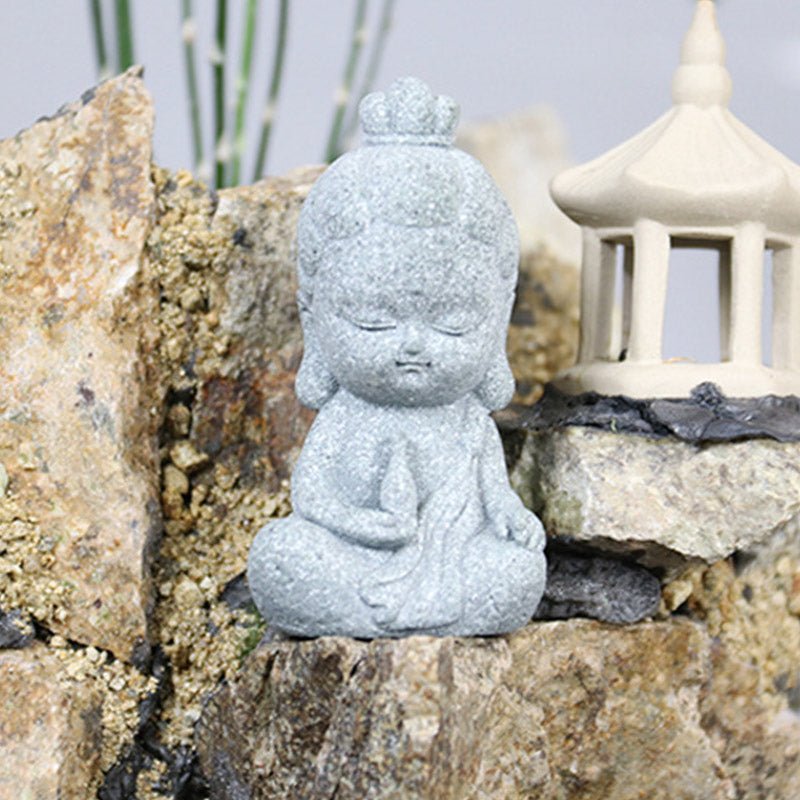Buddha Stones瞑想 仏像 慈悲 室内装飾