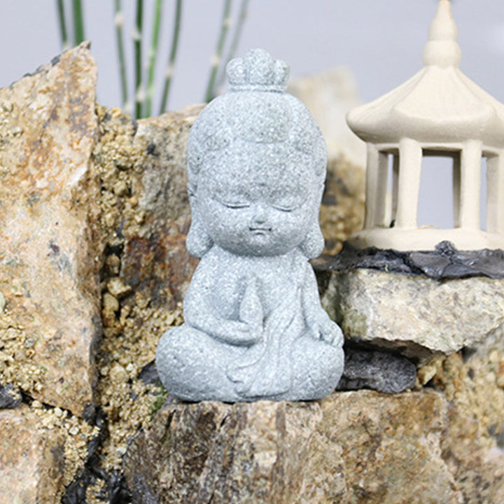Buddha Stones瞑想 仏像 慈悲 室内装飾