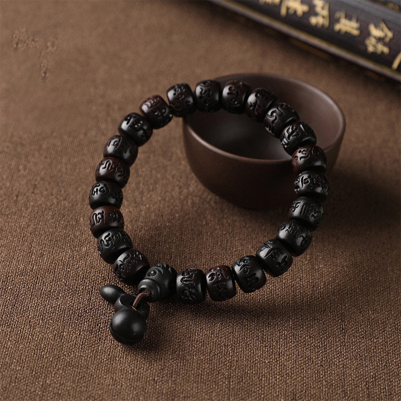 Buddha Stones チベット雷木 守護お守りブレスレット