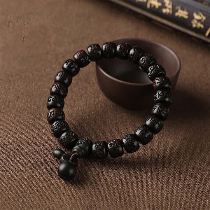 Buddha Stones チベット雷木 守護お守りブレスレット