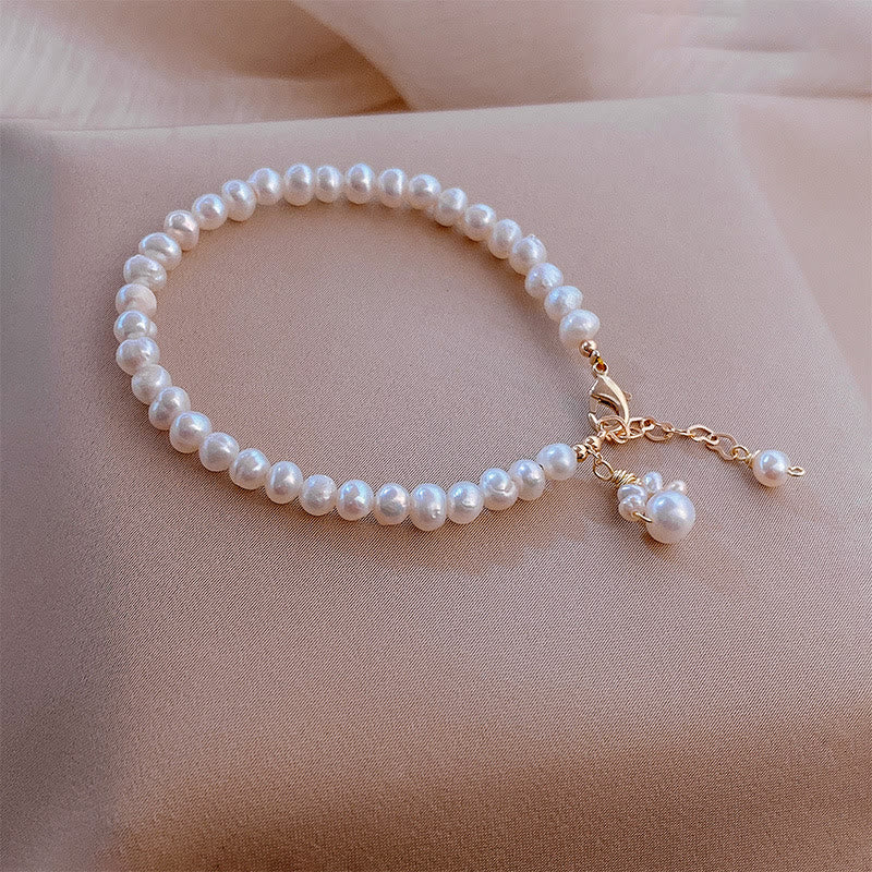 Buddha Stonesパール猫の足跡ヒーリングチェーンブレスレット - image 8