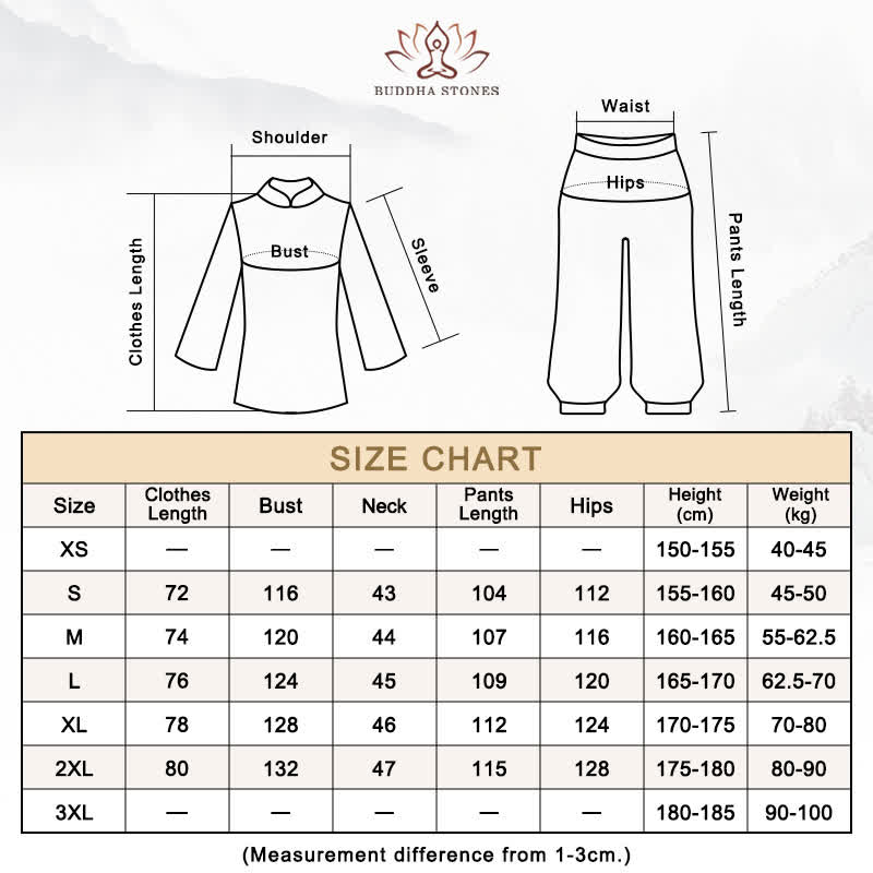 Buddha Stones太極拳 気功 瞑想 祈り スピリチュアル 禅 練習 ユニセックス コットン リネン 服 セット - image 26