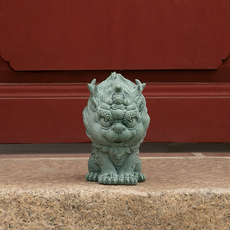 Buddha Stones風水 小型 貔貅 富と幸運 家の装飾 - image 3