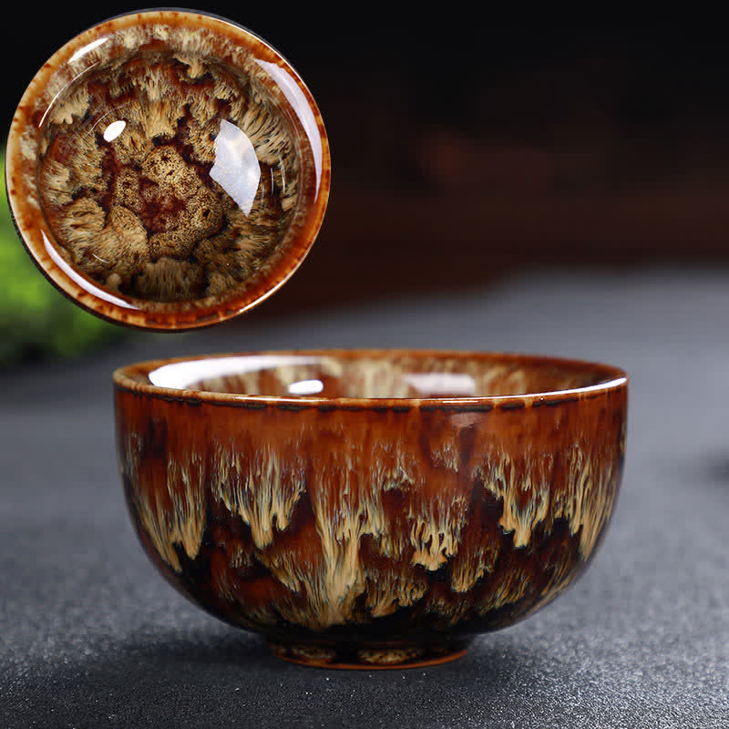 Buddha Stonesカラフル セラミック ティーカップ ホームオフィス ティーカップ - チョコレート - image 83