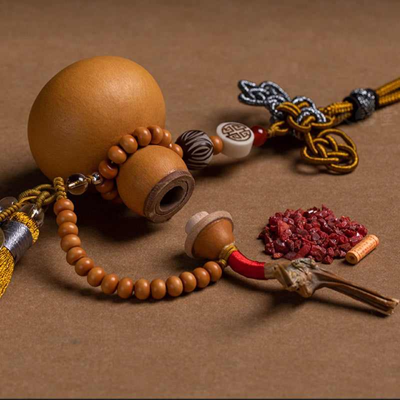 Buddha Stones風水 コイン ひょうたん 中国結び 幸運コイン 五帝 お金 富 タッセル 装飾 - image 15