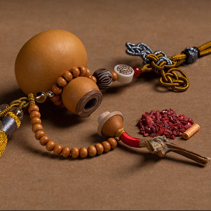 Buddha Stones風水 コイン ひょうたん 中国結び 幸運コイン 五帝 お金 富 タッセル 装飾 - image 15