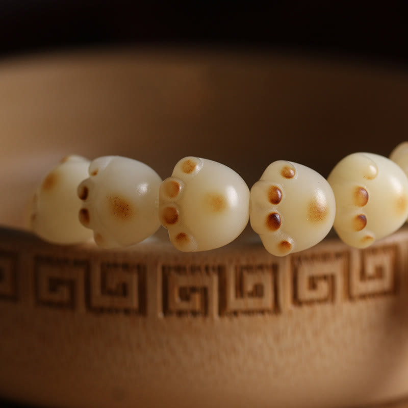 Buddha Stonesかわいい招き猫 菩提樹 猫の足跡 ハーモニーブレスレット - image 4